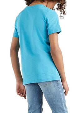 T-Shirt Levis Batwing Chest Bleu pour Garçon