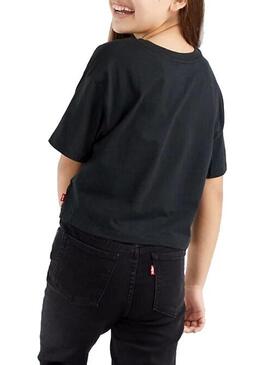 T-Shirt Levis High Rise Noire pour Fille