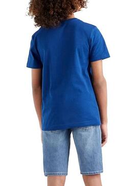 T-Shirt Levis Graphic Tee Bleu Foncé pour Garçon