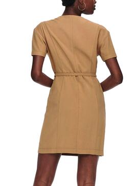 Robe Only Aris Life brun pour Femme