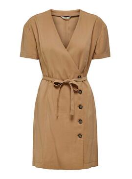 Robe Only Aris Life brun pour Femme