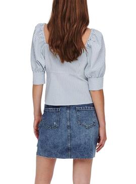 Top Only Betti Life Bleu pour Femme