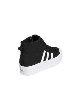 Baskets Adidas Nizza Platform Noire pour Femme