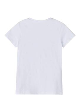 T-Shirt Name It Mentos Denisa Blanc pour Femme