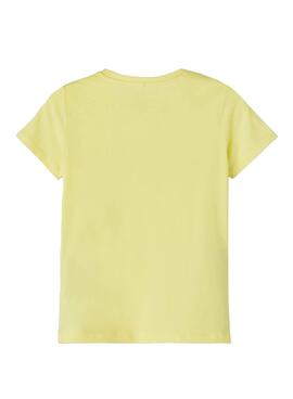 T-Shirt Name It Mentos Denisa Jaune pour Femme