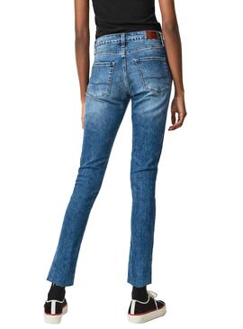 Jeans Pepe Jeans Régent Bleu Femme