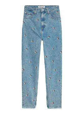 Jeans Tommy Jeans Maman Bleu Femme