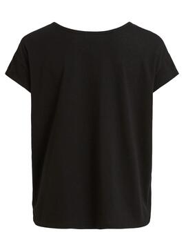 T-Shirt Vila Roche de Vilinnea Noire pour Femme