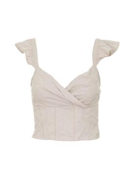 Top Only Maria Strap Beige pour Femme