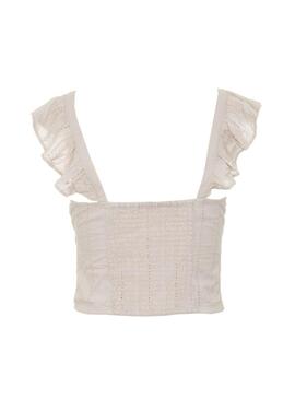 Top Only Maria Strap Beige pour Femme