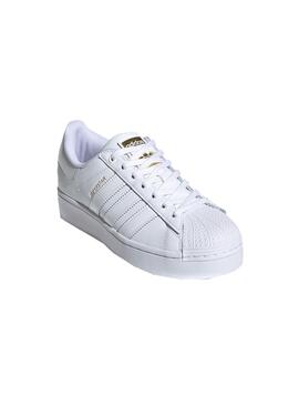 Baskets Adidas Superstar Bold Blanc pour Femme