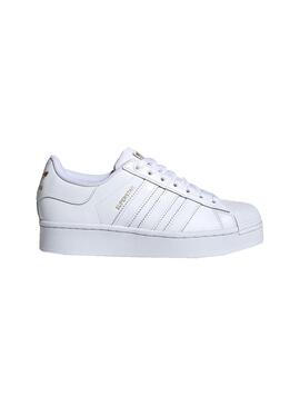 Baskets Adidas Superstar Bold Blanc pour Femme