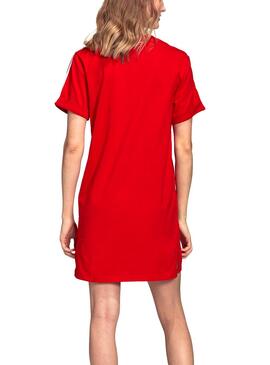 Robe Adidas Roll-Up Rouge pour Femme