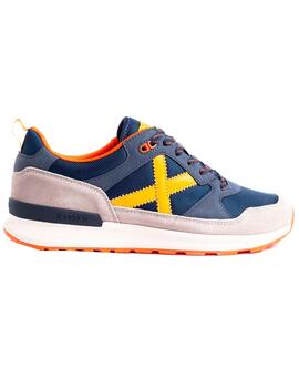 Baskets Munich Alpha 57 Bleu marine pour Homme