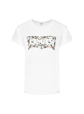 T-Shirt Levis Vanessa Floral Blanc pour Femme