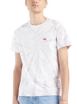 T-Shirt Levis Original Iris Dye Blanc Homme