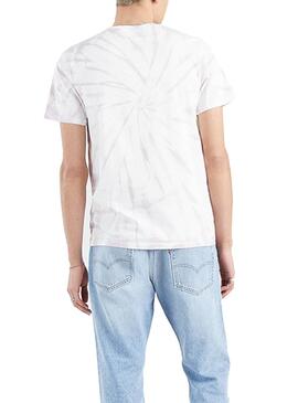 T-Shirt Levis Original Iris Dye Blanc Homme