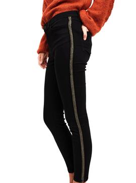 Pantalon Vila Vijunas Track Noir Femme