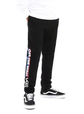 Vans Easy Pantalon Logo Noire pour Garçon