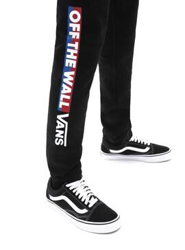 Vans Easy Pantalon Logo Noire pour Garçon