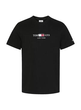 T-Shirt Tommy Jeans Timeless Noire pour Homme