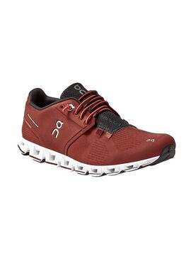 Baskets On Running Cloud Ruby Bordeaux Femme