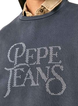 Sweat Pepe Jeans Evita Gris pour Femme