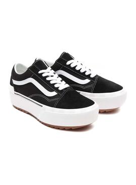 Baskets Vans Old Skool Stacked Noir pour Femme