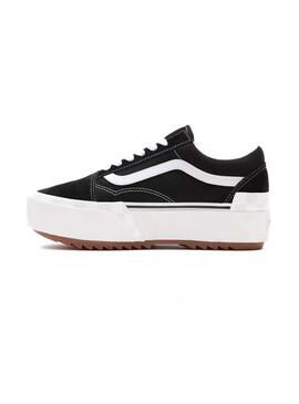 Baskets Vans Old Skool Stacked Noir pour Femme