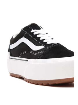 Baskets Vans Old Skool Stacked Noir pour Femme