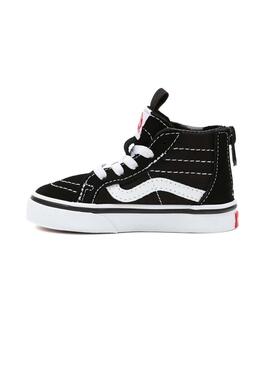 Baskets Vans SK8-Hi Noir pour Bébé