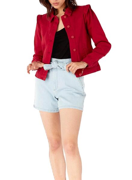 Veste Courte Veste Rouge Naf Naf Veste Courte Naf Naf Rouge En