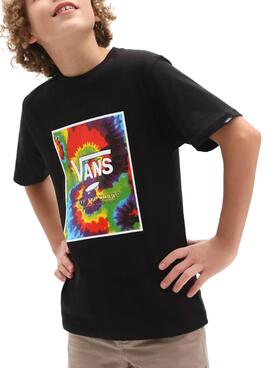 T-Shirt Vans Print Box Noir pour Garçon
