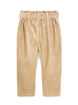 Pantalon Mayoral Ceinture Sable pour Fille