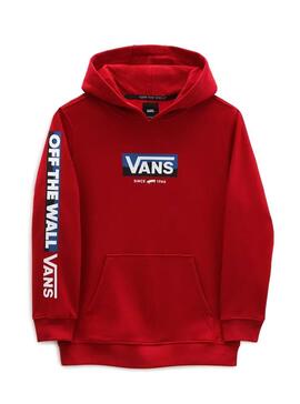 Sweat Vans Easy Logo Rouge pour Garçon