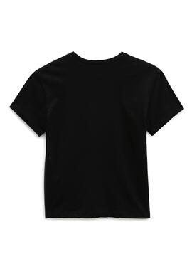 T-Shirt Vans Imprimé Léopard Noire pour Fille