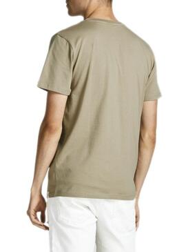 T-Shirt Jack & Jones Sokulent Vert Homme