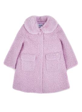 Manteaux Mayoral Violet Curl pour Fille