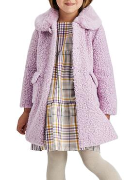 Manteaux Mayoral Violet Curl pour Fille