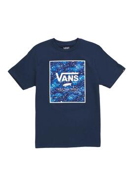 T-Shirt Vans Print Box Bleu marine pour Homme