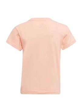 T-Shirt Adidas Trefoil Rosa pour Fille