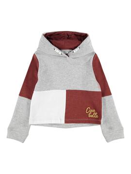 Sweat Name It Flaspain Gris pour Fille