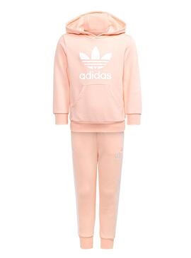 Survêtement Adidas Hoodie Adicolor Rose pour Fille