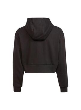 Sweat Adidas Cropped Hoodie Noire pour Fille