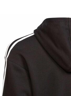 Sweat Adidas Cropped Hoodie Noire pour Fille