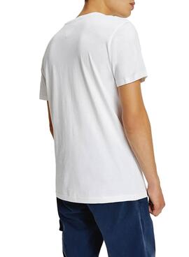 T-Shirt Tommy Jeans 1985 Logo Blanc