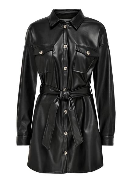 Chemise en simili cuir femme cheap