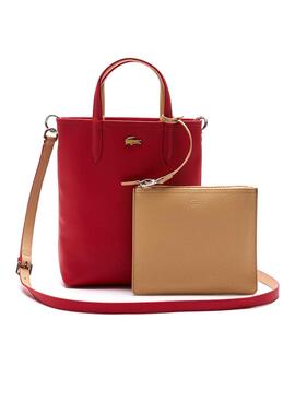 Sac à main Sac Lacoste Anna Vertical Rouge pour Femme