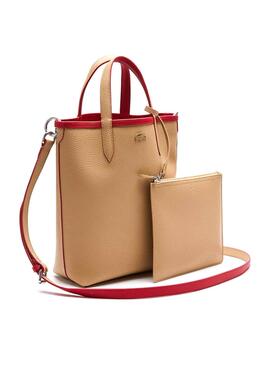 Sac à main Sac Lacoste Anna Vertical Rouge pour Femme