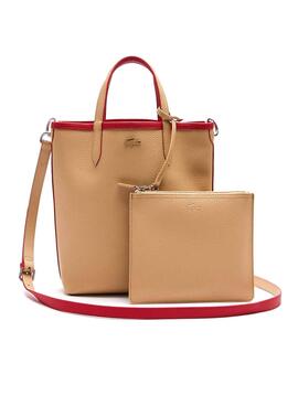 Sac à main Sac Lacoste Anna Vertical Rouge pour Femme